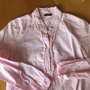 Pink stripe blouse